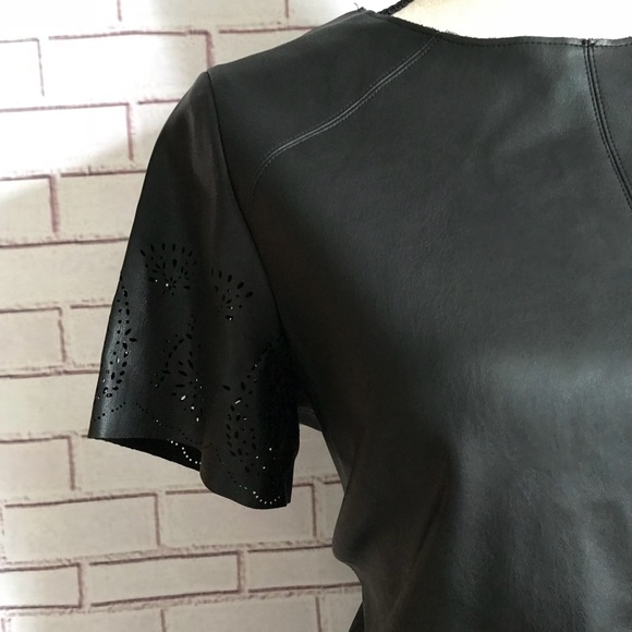 🔴 SOLD 🔴Zara Faux Leather Dress - Picture 3 of 7